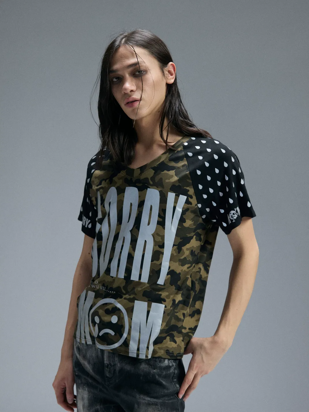 PAIKI | Crying Mama Camouflage T-Shirt
