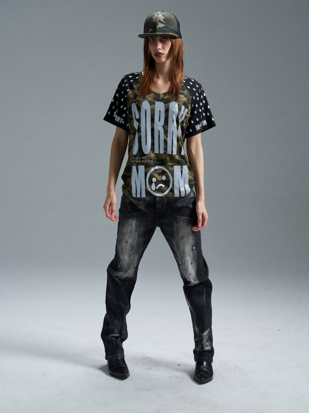 PAIKI | Crying Mama Camouflage T-Shirt