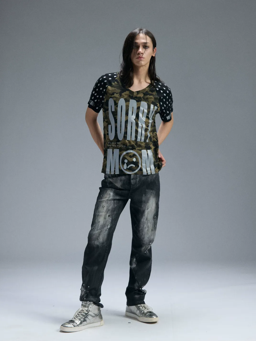 PAIKI | Crying Mama Camouflage T-Shirt