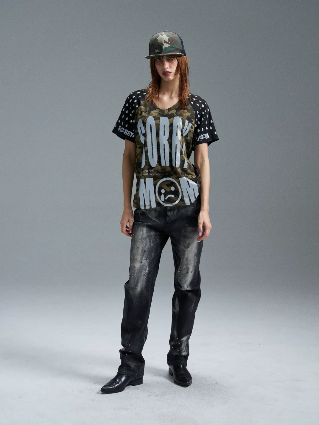 PAIKI | Crying Mama Camouflage T-Shirt