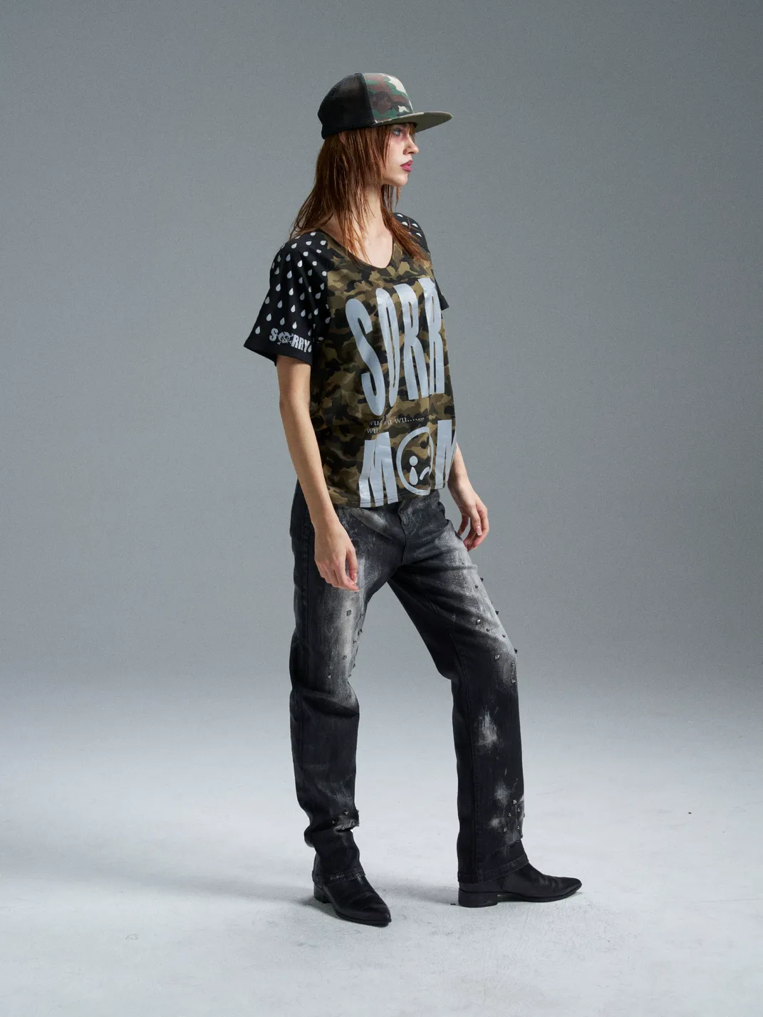 PAIKI | Crying Mama Camouflage T-Shirt