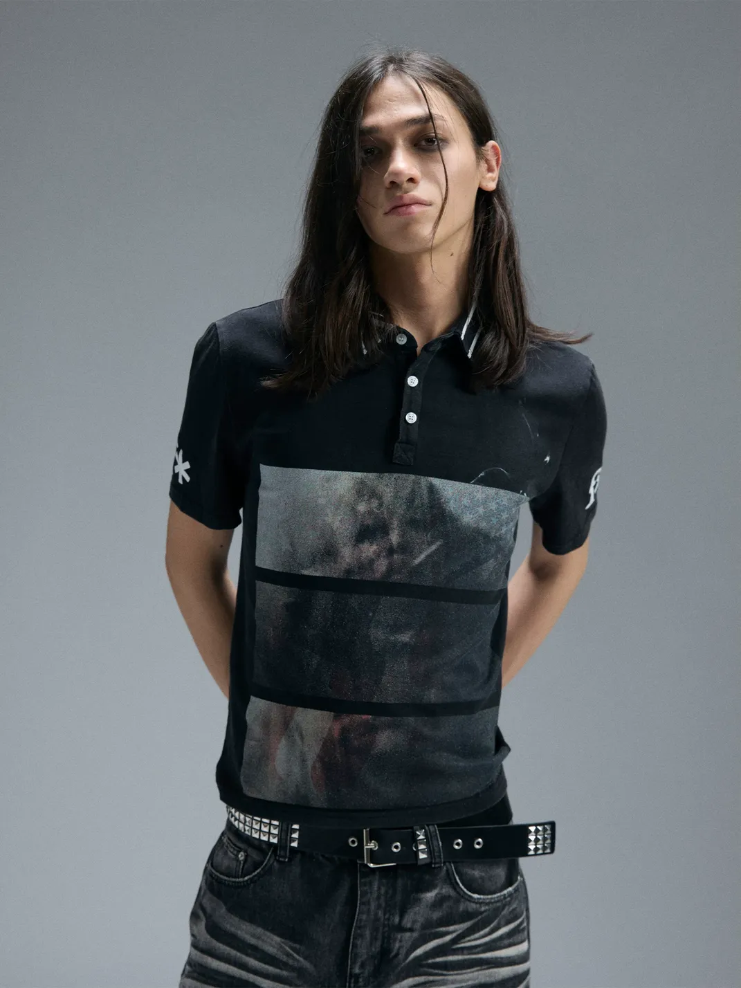 PAIKI | Portrait Washed Union Jack Polo T-Shirt