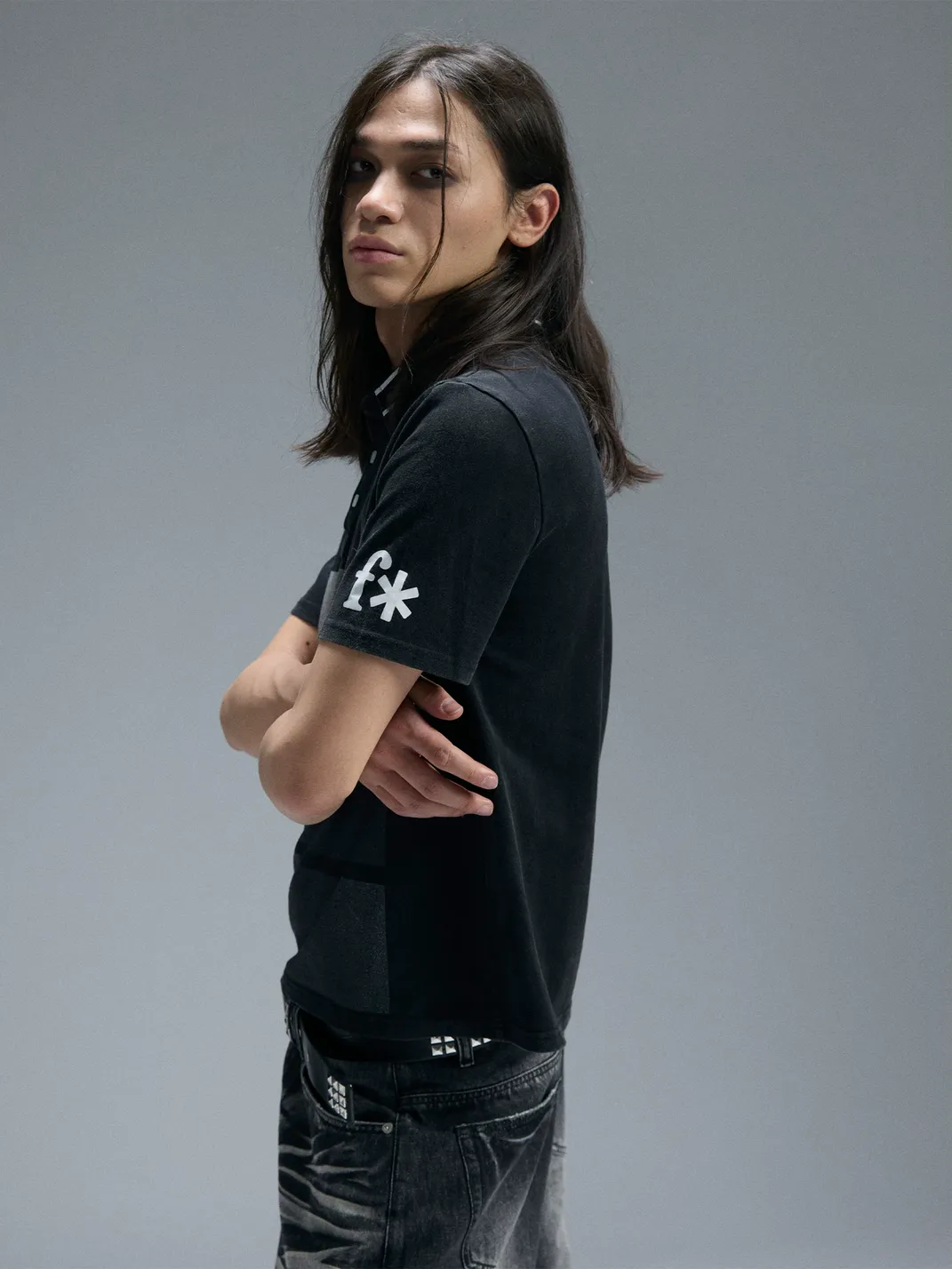 PAIKI | Portrait Washed Union Jack Polo T-Shirt