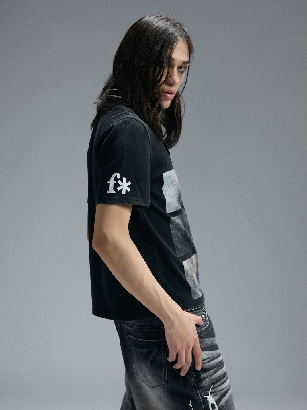 PAIKI | Portrait Washed Union Jack Polo T-Shirt