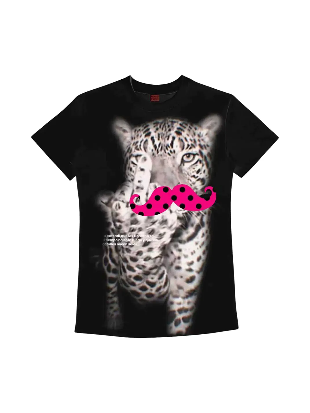 PAIKI | Leopard Mustache Print T-Shirt