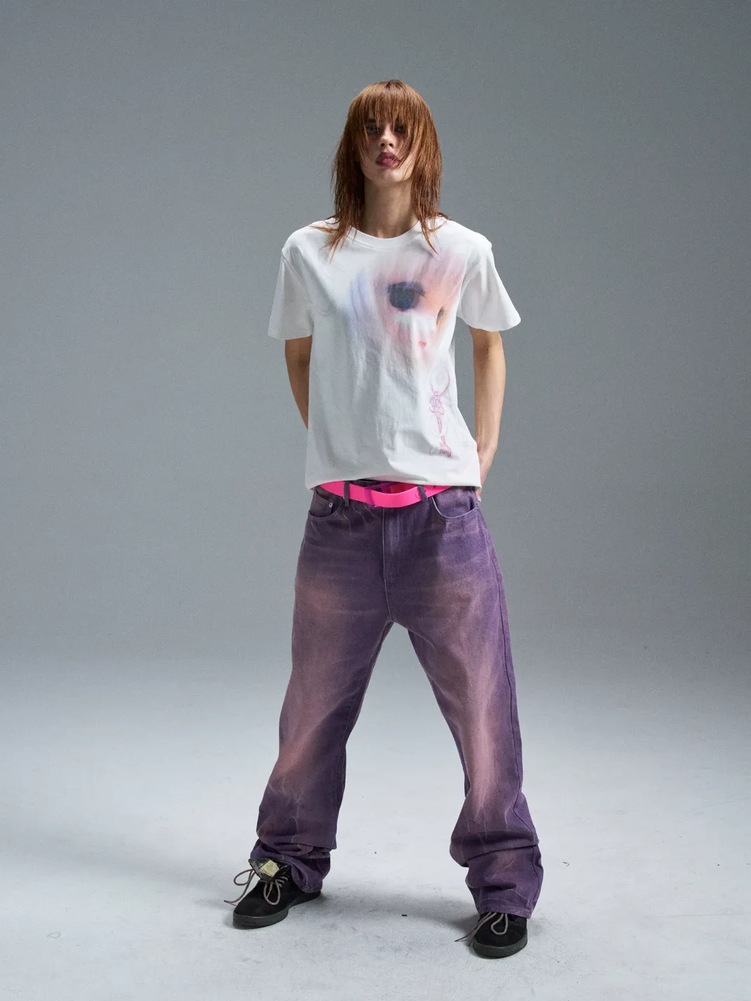 PAIKI | Girl Portrait Print T-Shirt