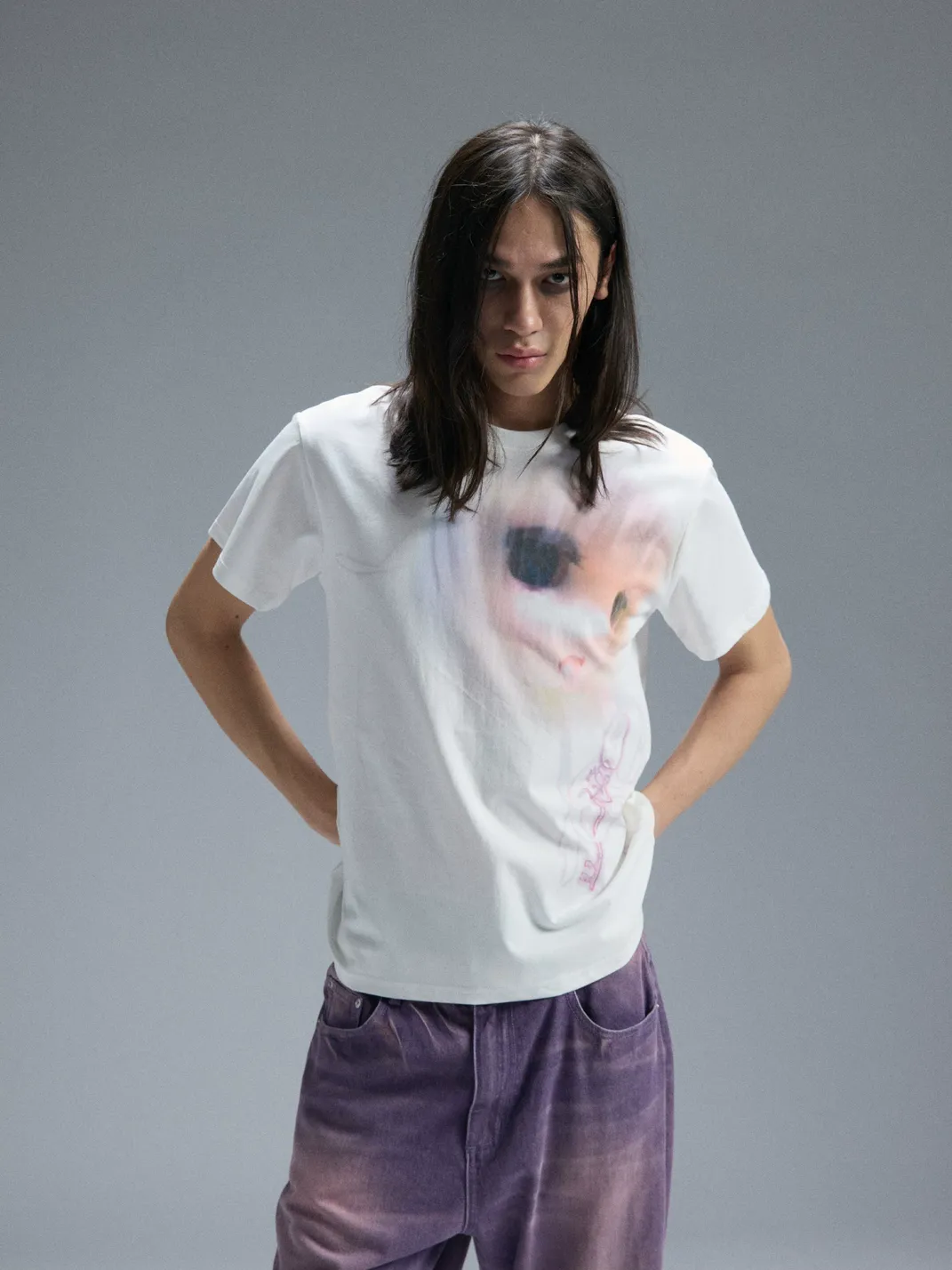 PAIKI | Girl Portrait Print T-Shirt