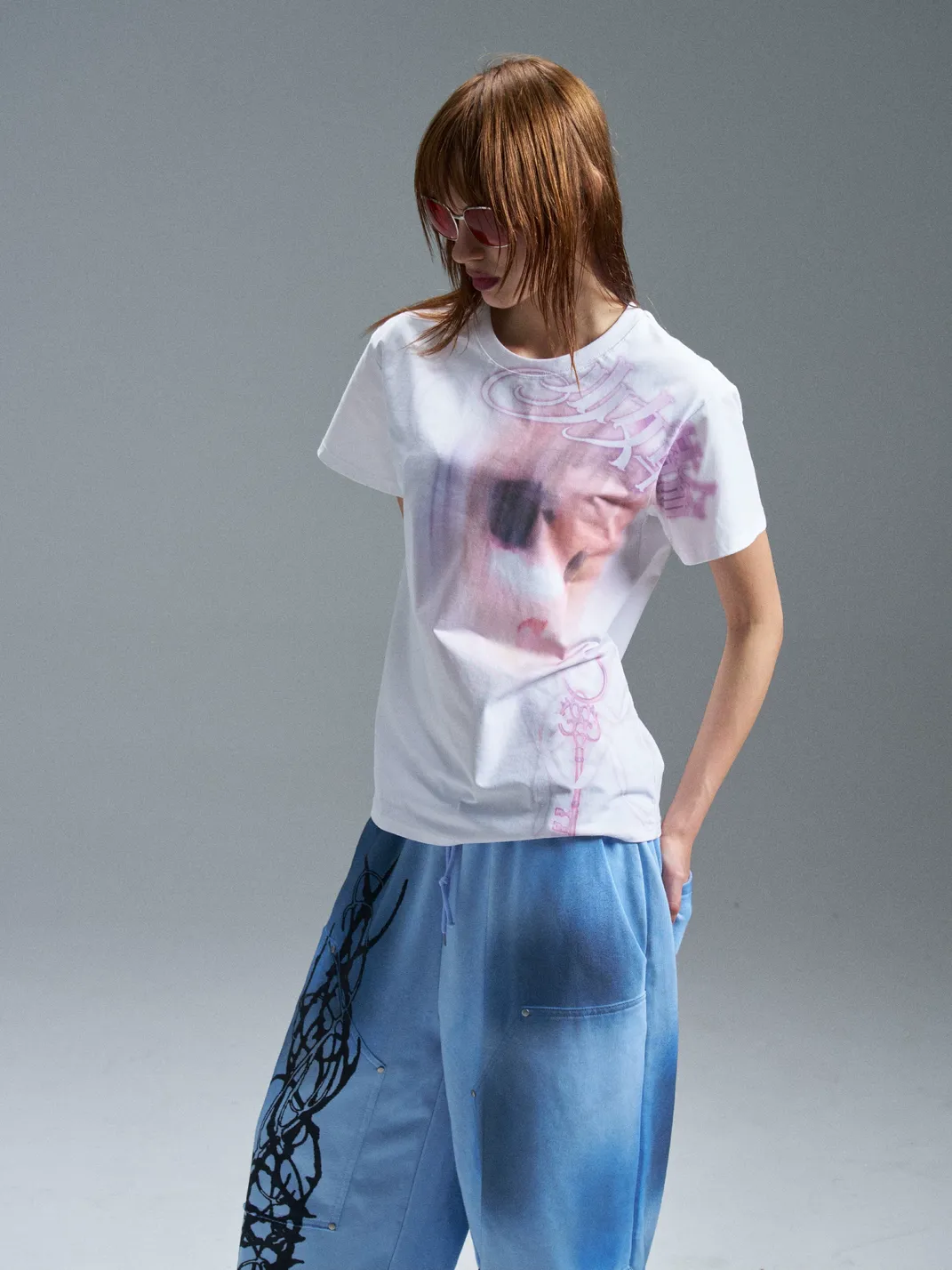 PAIKI | Girl Portrait Print T-Shirt