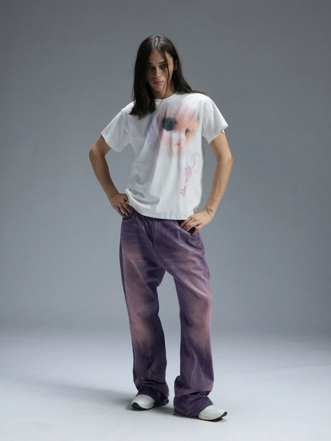 PAIKI | Girl Portrait Print T-Shirt