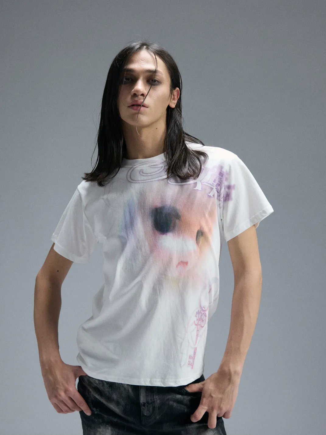 PAIKI | Girl Portrait Print T-Shirt