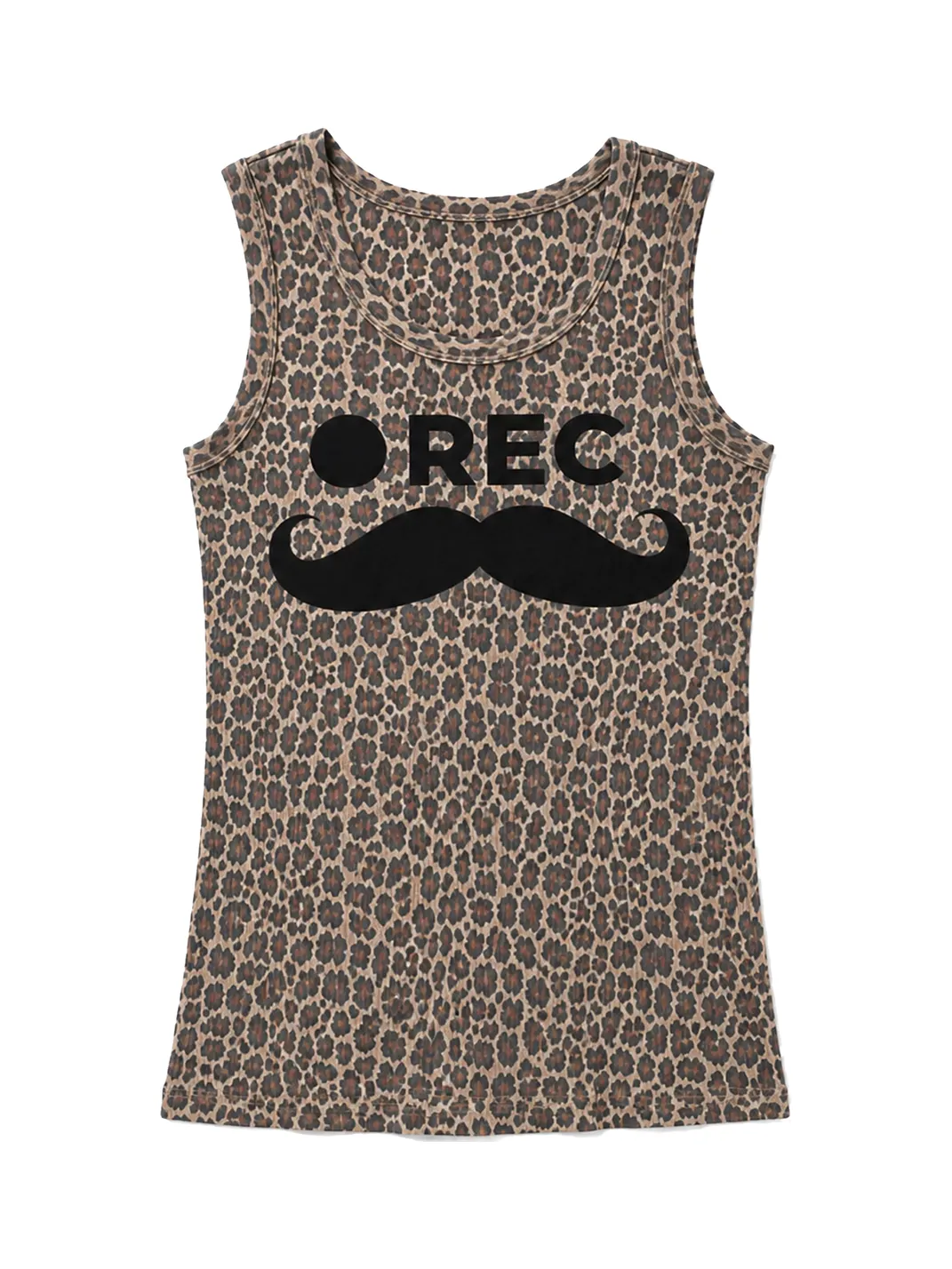 PAIKI | “Mustache Video” Multi-Color Polka Dot Star Tank Top
