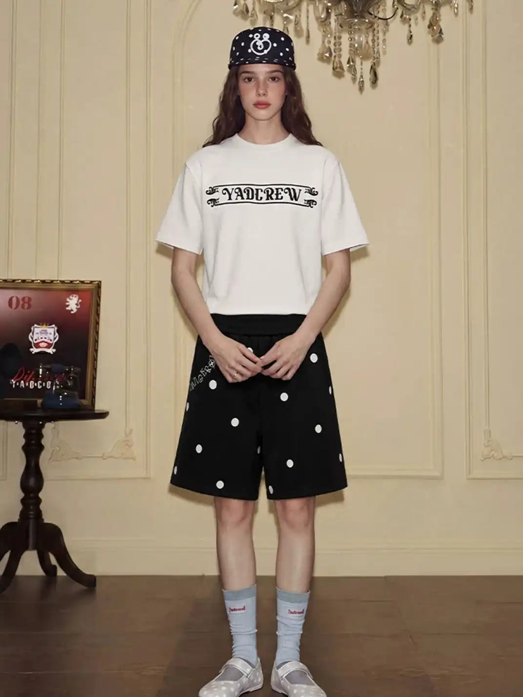 YADcrew | Polka Dot Print Shorts
