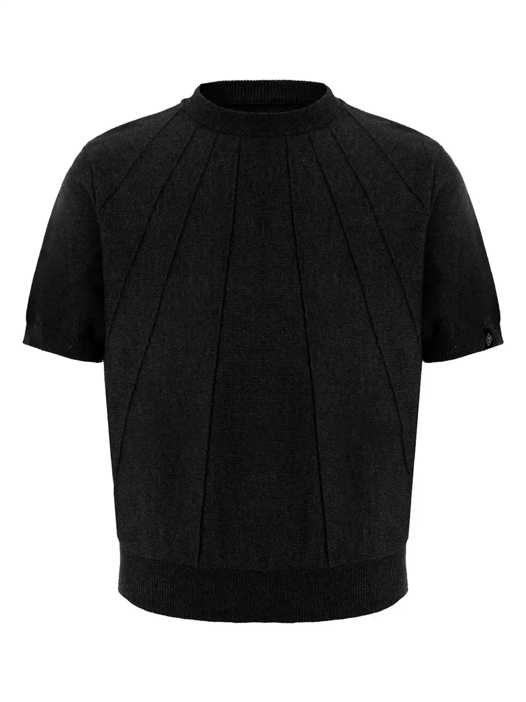 YADcrew | Ribbed Knit Short Sleeve Top