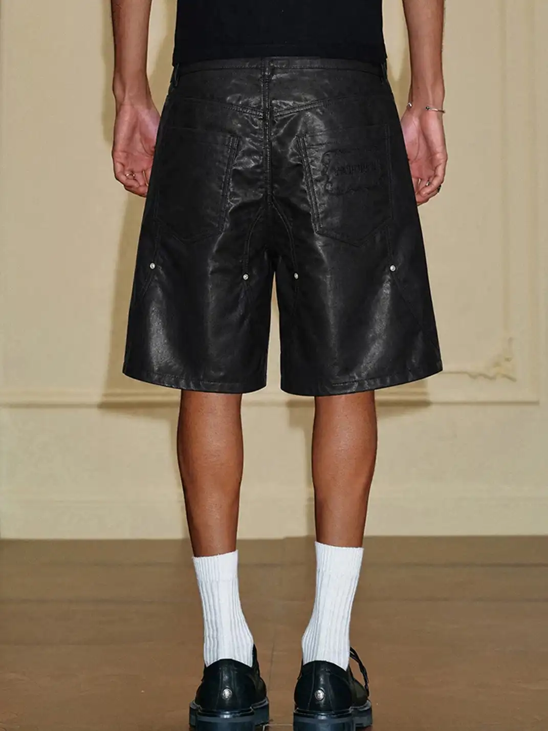 YADcrew | Ink Splash Washed Cargo Shorts