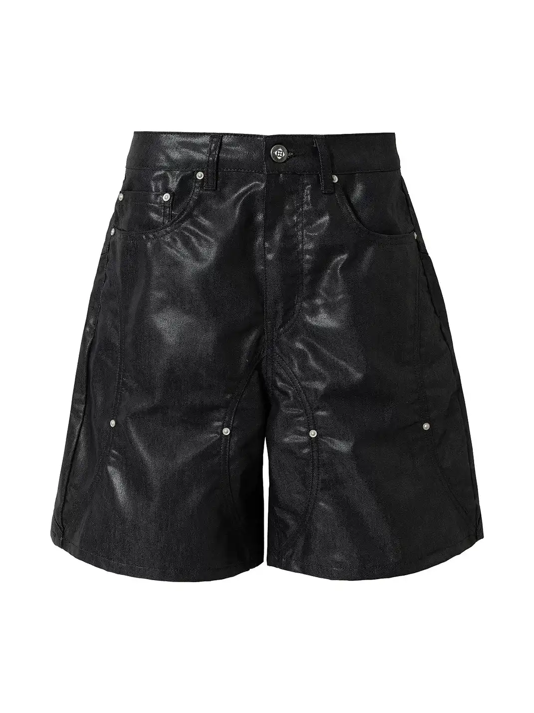 YADcrew | Ink Splash Washed Cargo Shorts