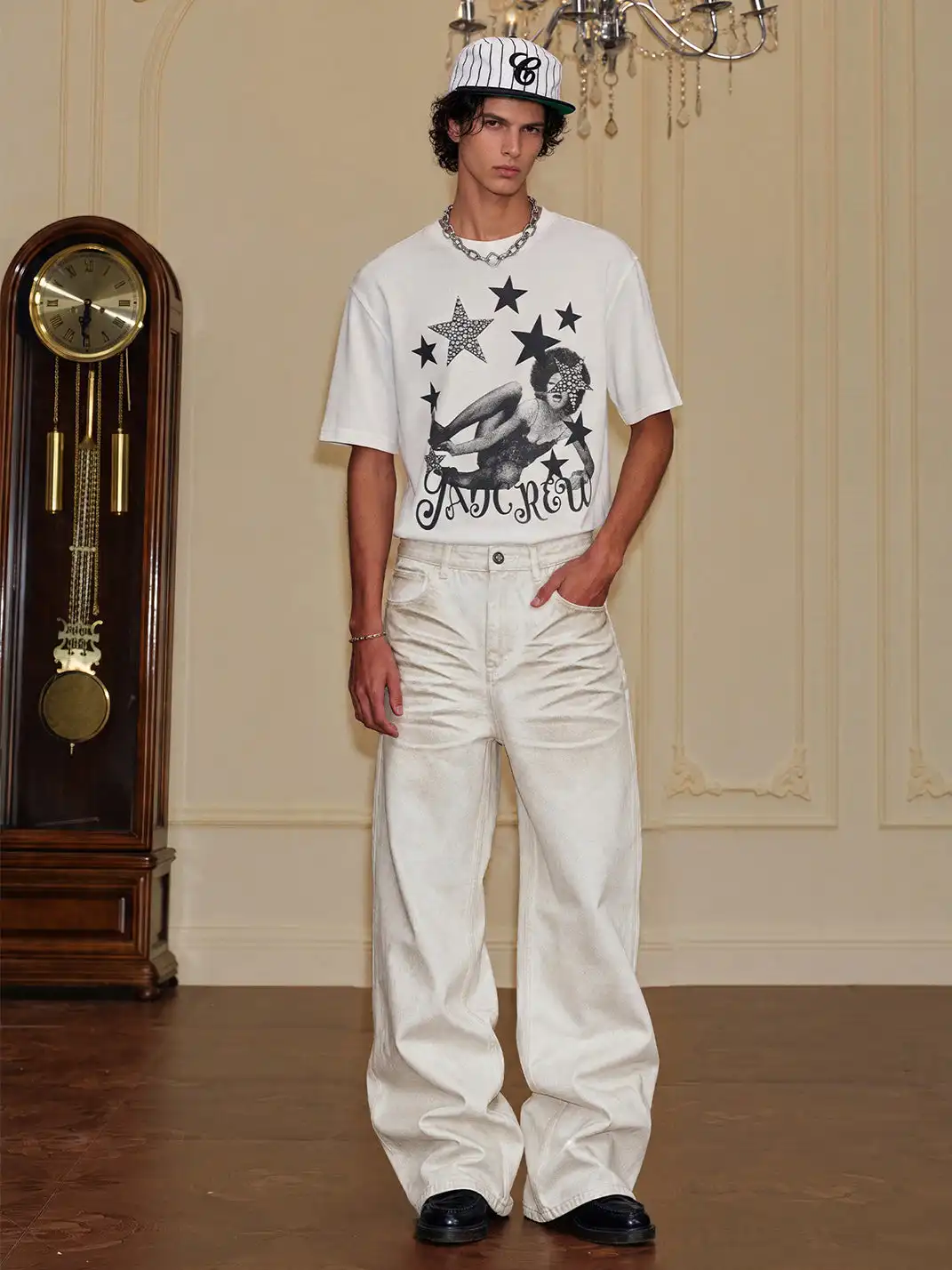 YADcrew | Dirty Shadow 3D Whisker Washed Jeans