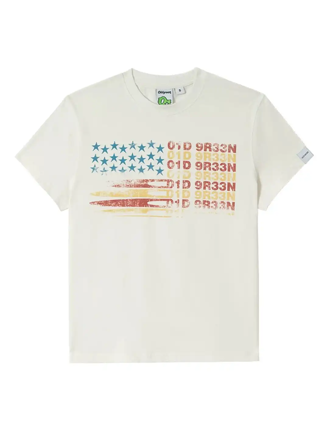 Oldgreen | Street Print Vintage Washed T-Shirt