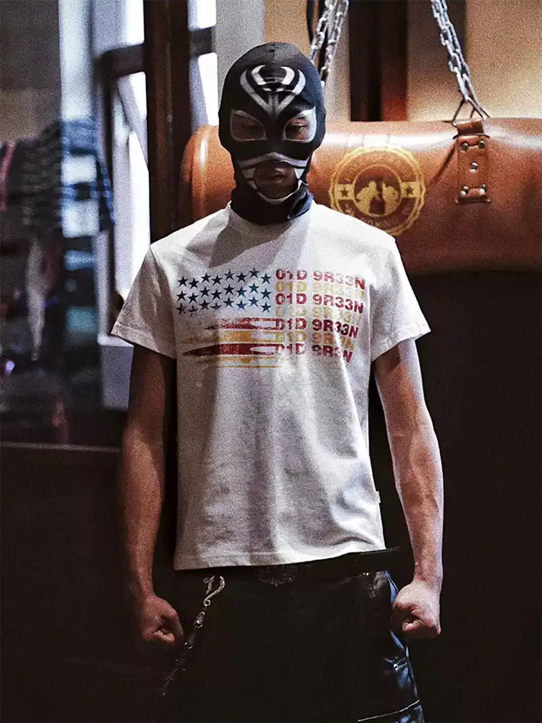 Oldgreen | Street Print Vintage Washed T-Shirt