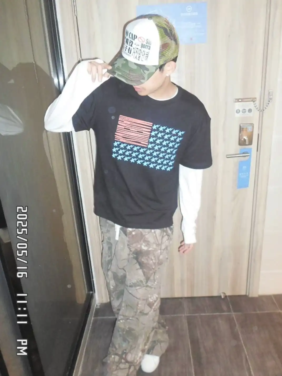 AESTOMONEY |  Parody Flag Print T-Shirt