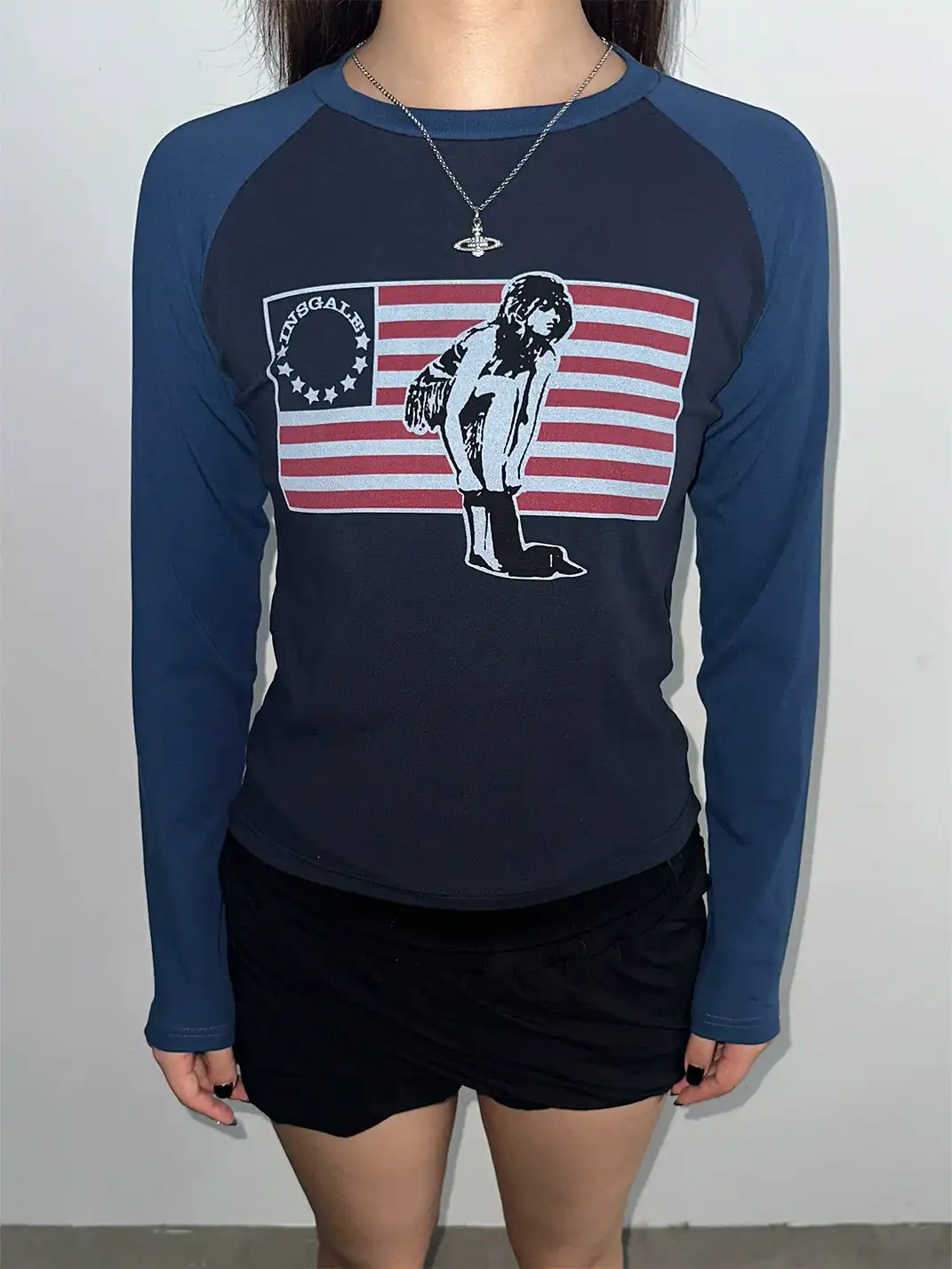 InsGale | Colorblock Raglan Sleeve T-Shirt