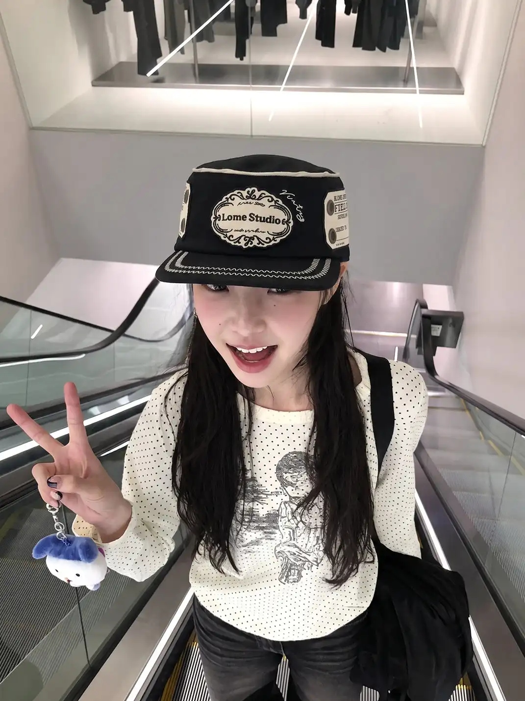 8LOME | Vintage Label Embroidery Work Cap