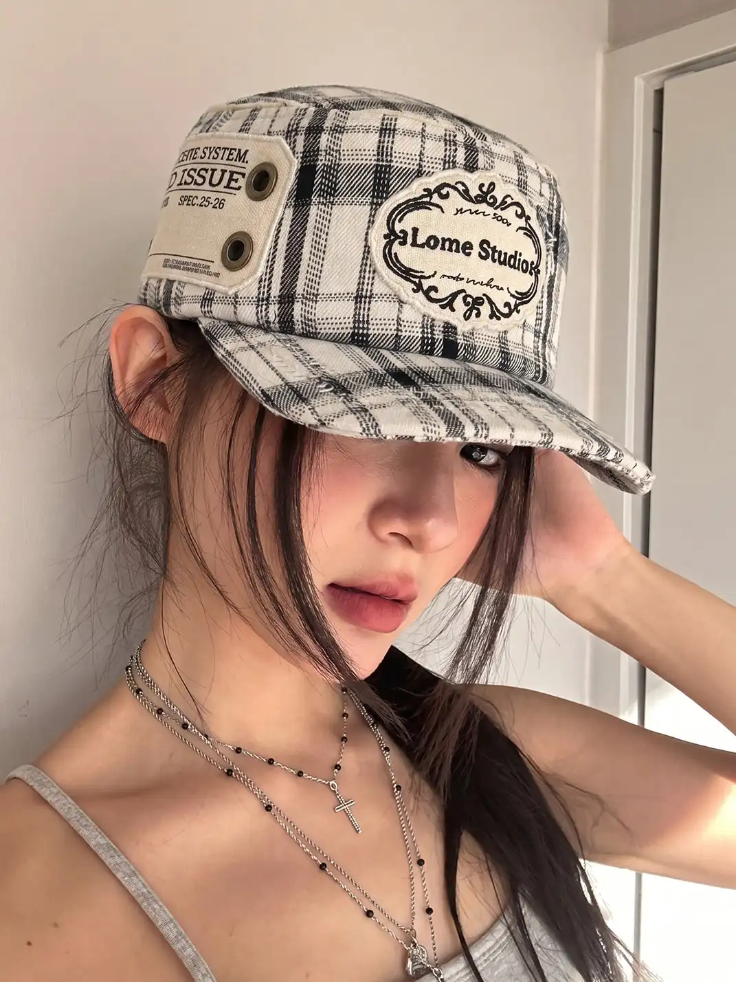 8LOME | Vintage Label Embroidery Work Cap