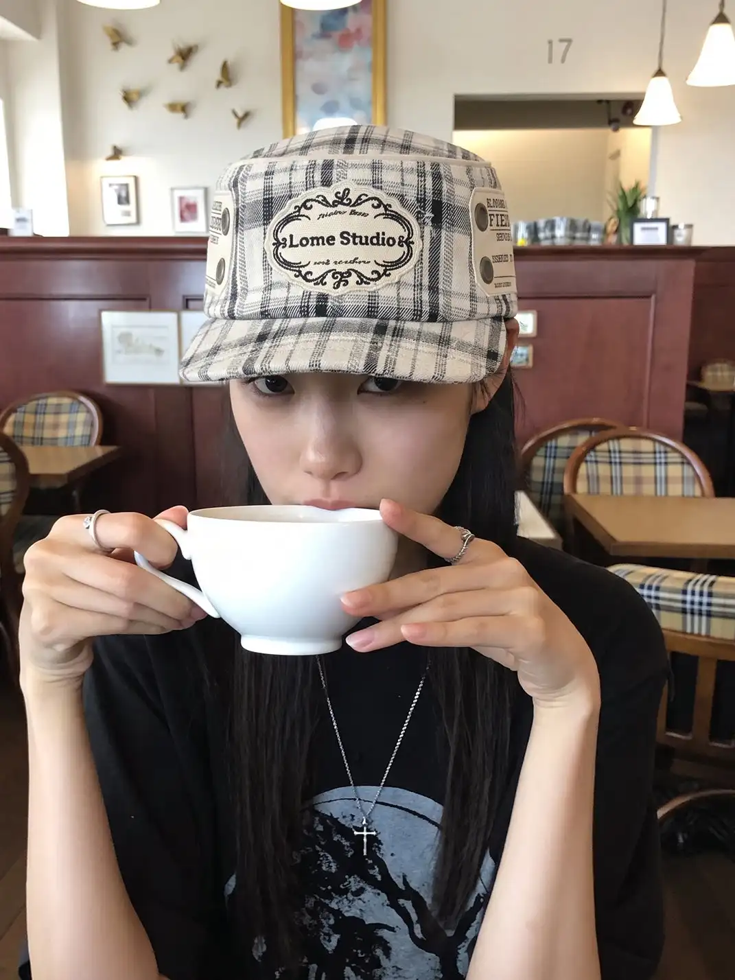 8LOME | Vintage Label Embroidery Work Cap