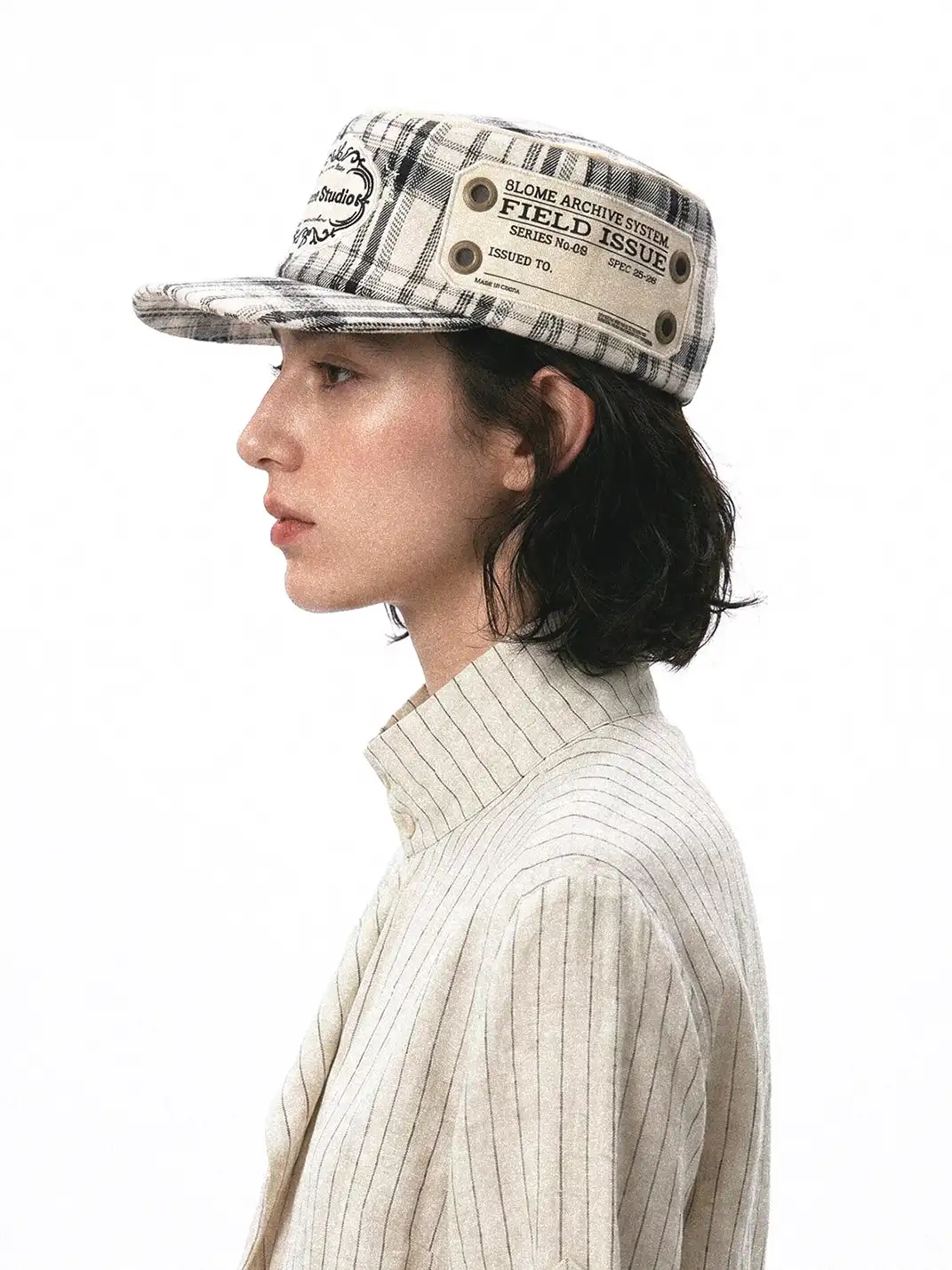 8LOME | Vintage Label Embroidery Work Cap