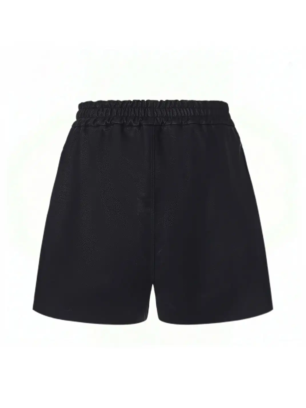 Disark | Matte Faux Cowhide Five-pointed Star Cut Shorts