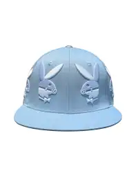N1AGRAB | Rabbit Embroidered Flat Brim Cap