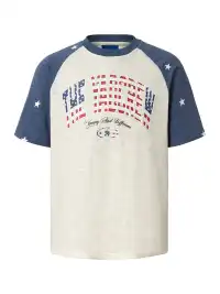 YADcrew | Flag Colorblock Star T-Shirt