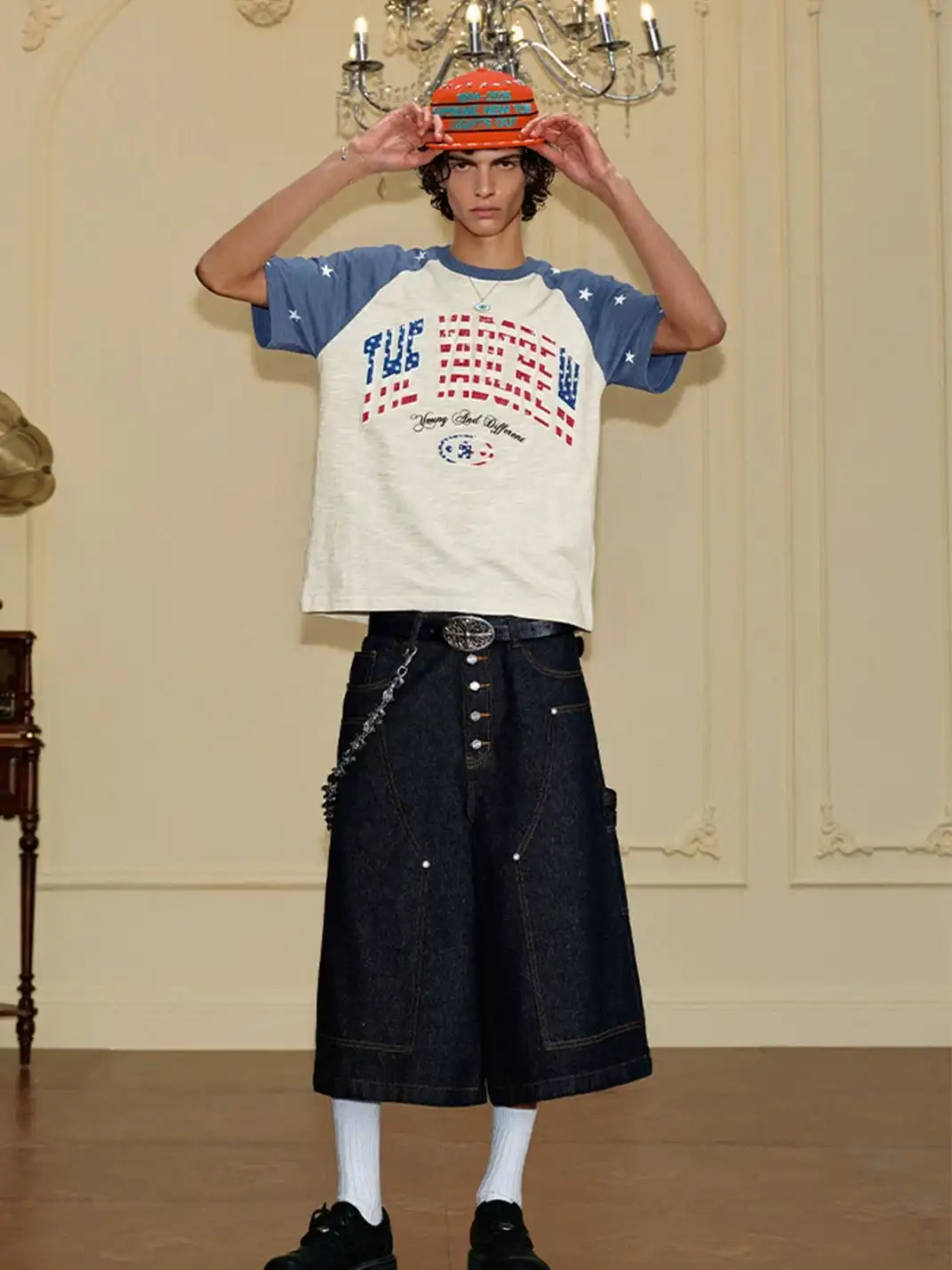 YADcrew | Flag Colorblock Star T-Shirt