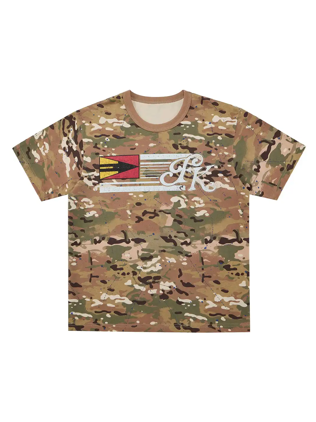 EVILKNIGHT | Reversible Camouflage Print T-Shirt