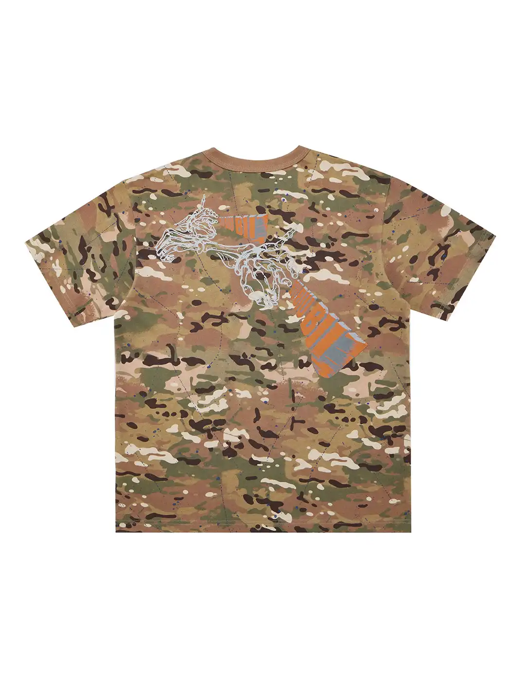 EVILKNIGHT | Reversible Camouflage Print T-Shirt