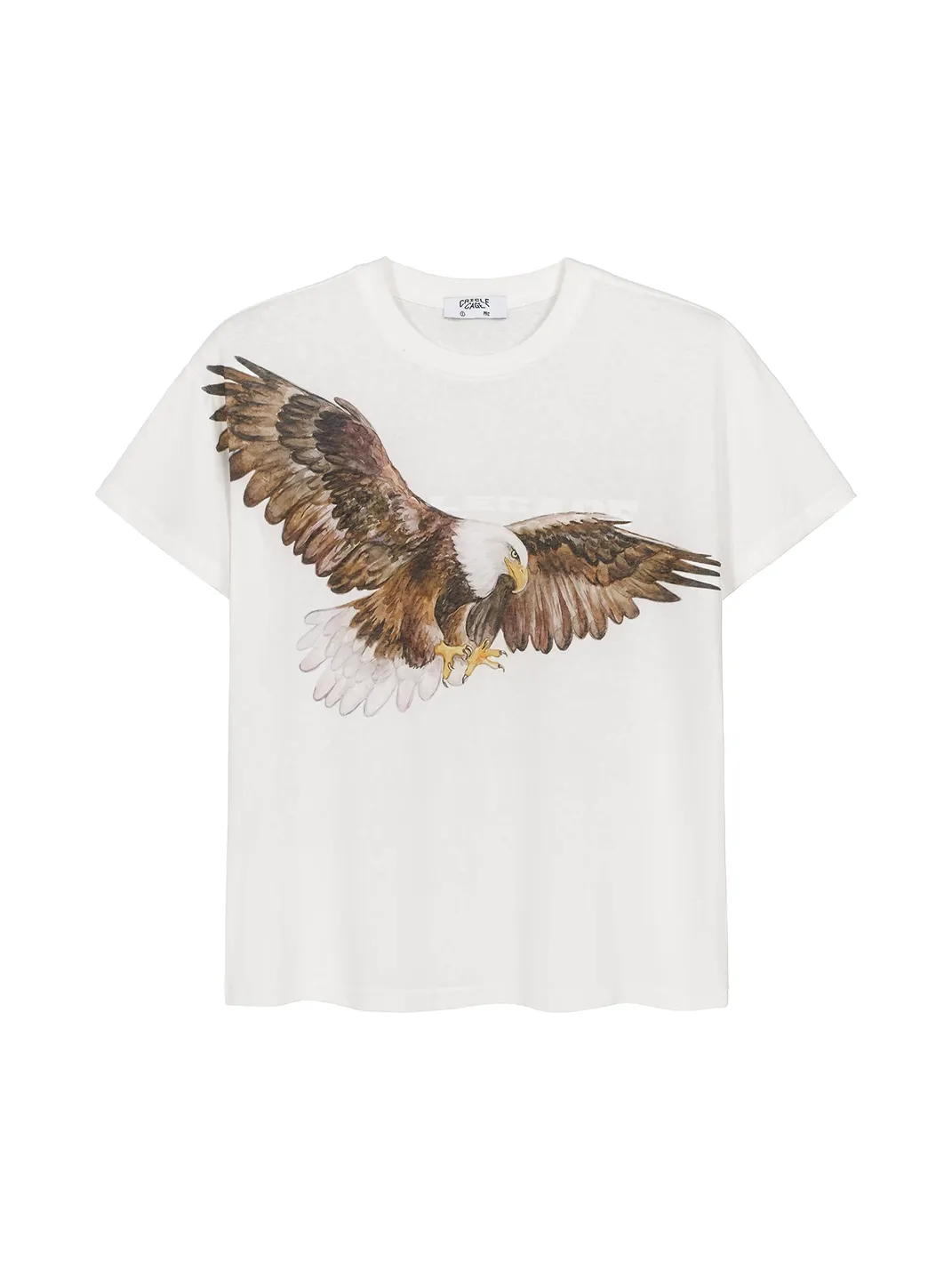 CRICLE CAGE | Bald Eagle Linen T-Shirt