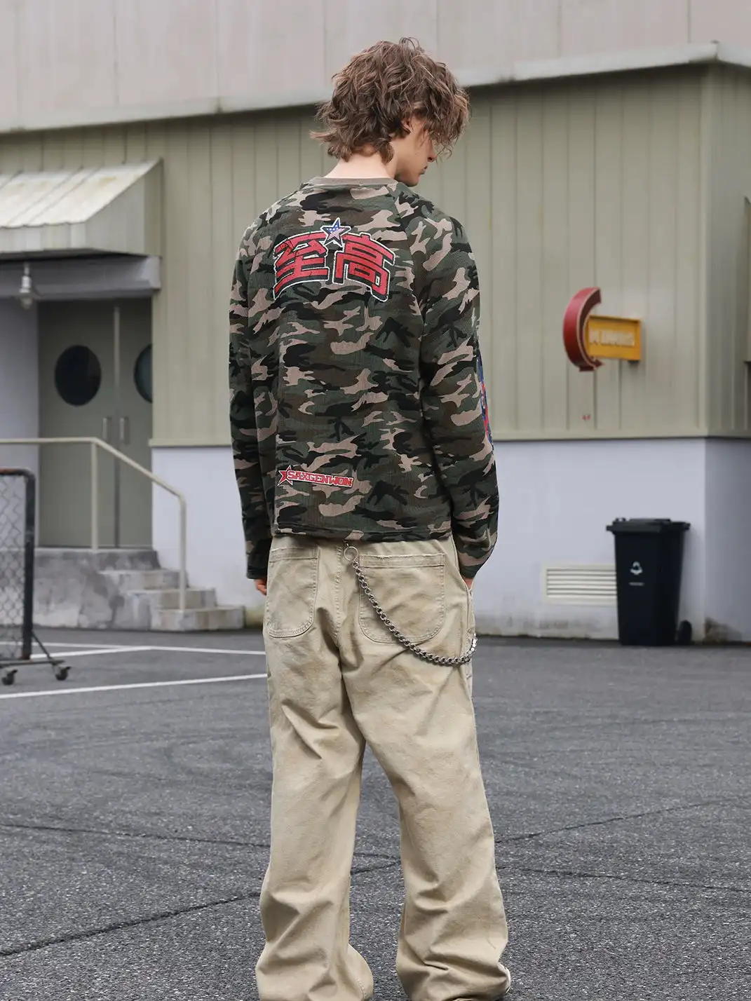 SAXGENWON | Camouflage Digital Knit Print T-Shirt