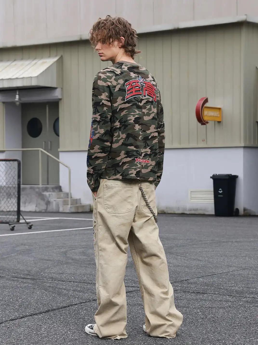 SAXGENWON | Camouflage Digital Knit Print T-Shirt