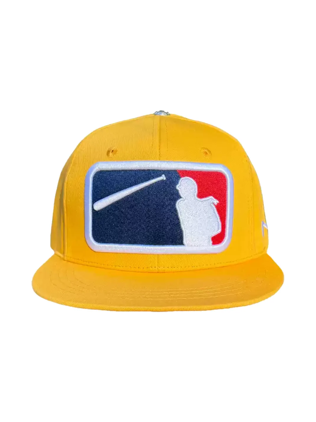 N1AGRAB | Baseball Pattern Embroidery Flat Brim Cap