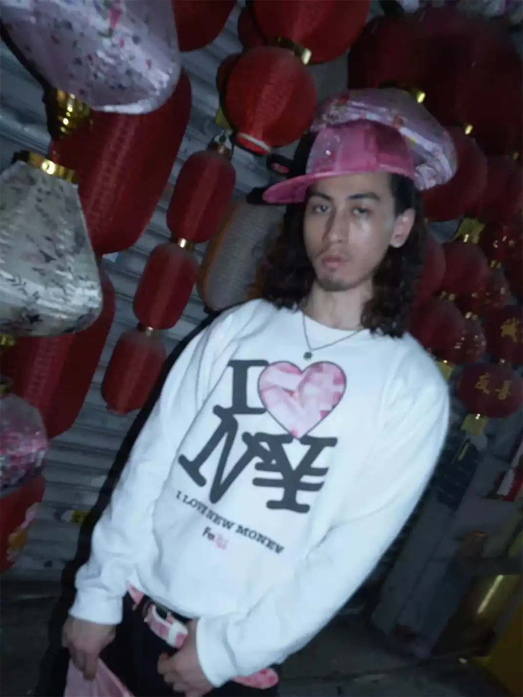 Feex(u) | I Love New Money Graphic Crewneck Sweatshirt