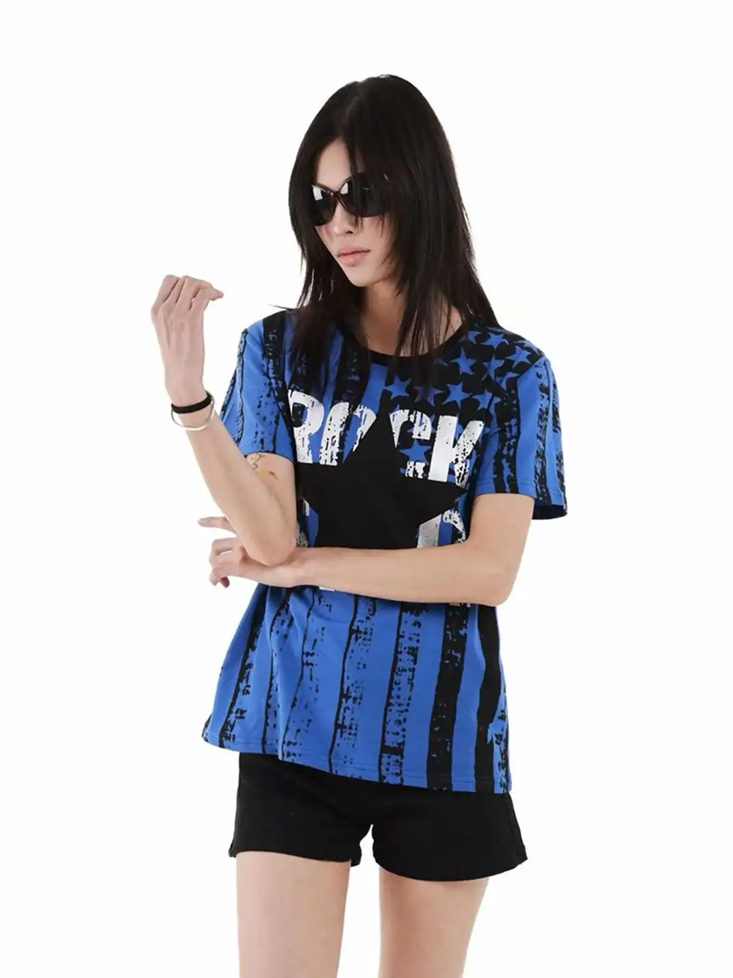 DETW | Stars and Stripes All-Over Digital Print T-Shirt