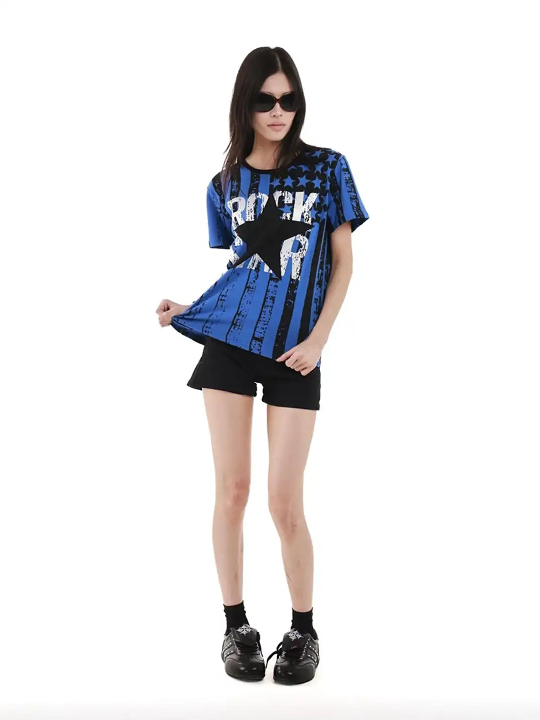 DETW | Stars and Stripes All-Over Digital Print T-Shirt