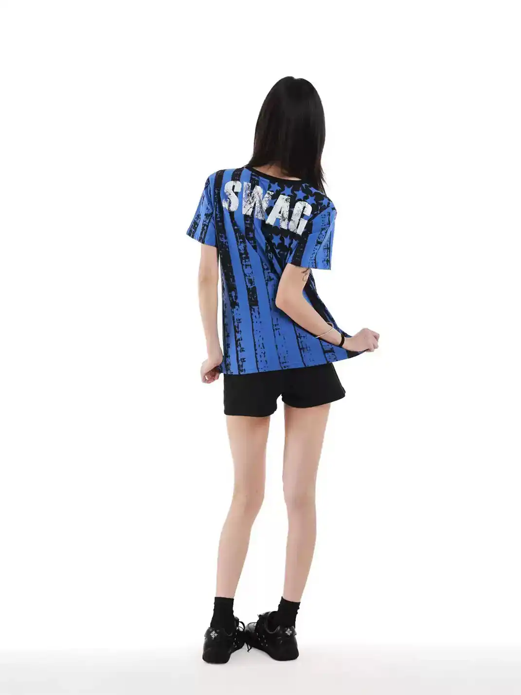 DETW | Stars and Stripes All-Over Digital Print T-Shirt