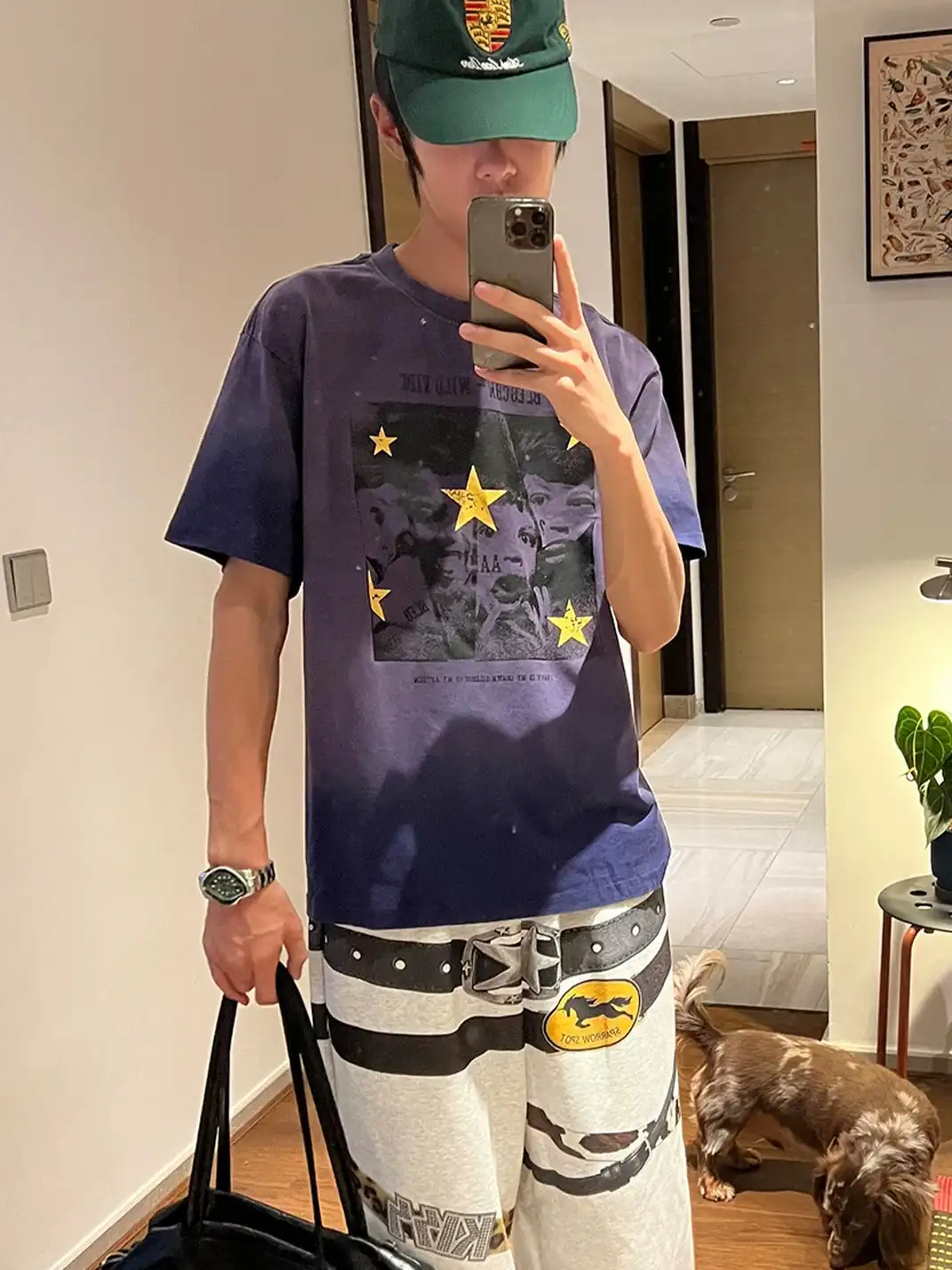 EAHO | Star Portrait Print T-Shirt