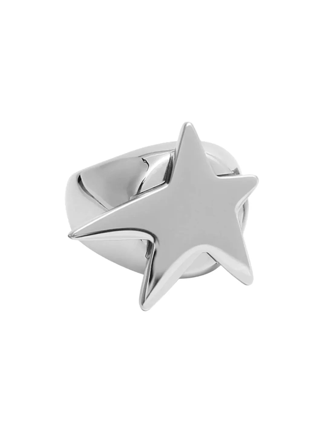 CHICHABOOM | Asymmetrical Five-pointed Star Titanium Steel Ring