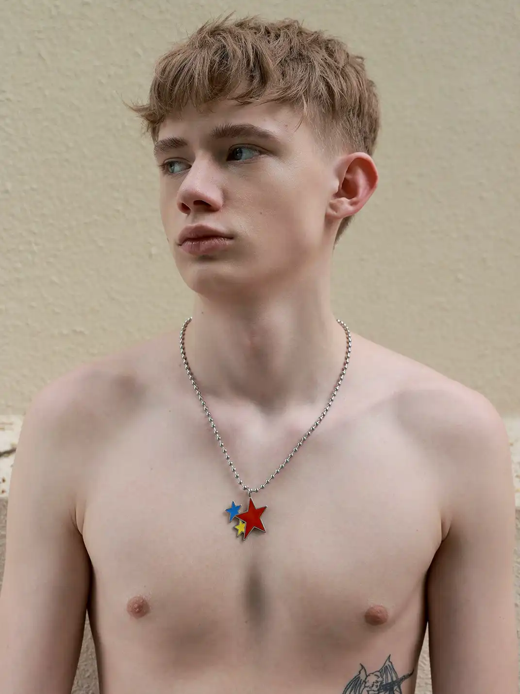 CHICHABOOM | Irregular Five-Pointed Star Pendant Beaded Necklace