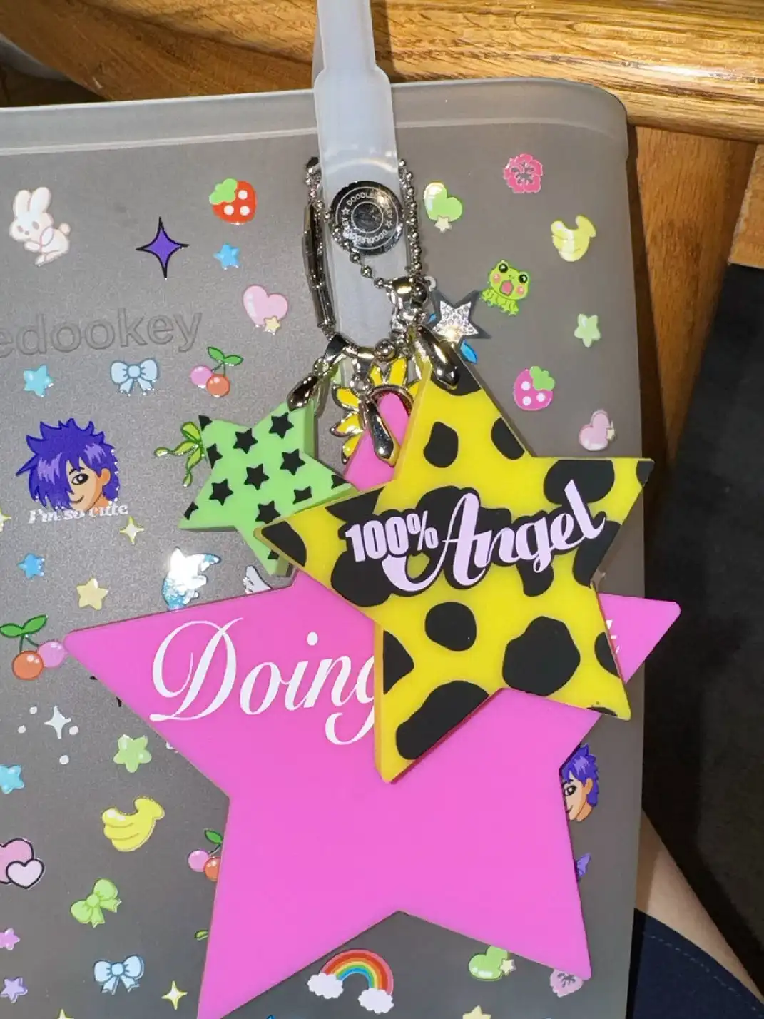 Doodledookey | Five-Pointed Star Bag Charm Keychain