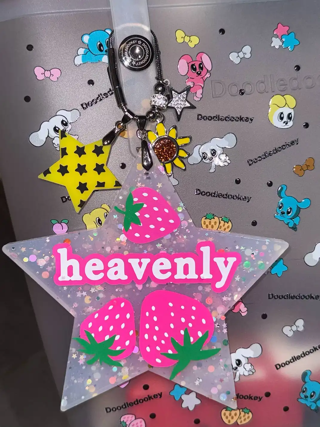 Doodledookey | Five-Pointed Star Bag Charm Keychain