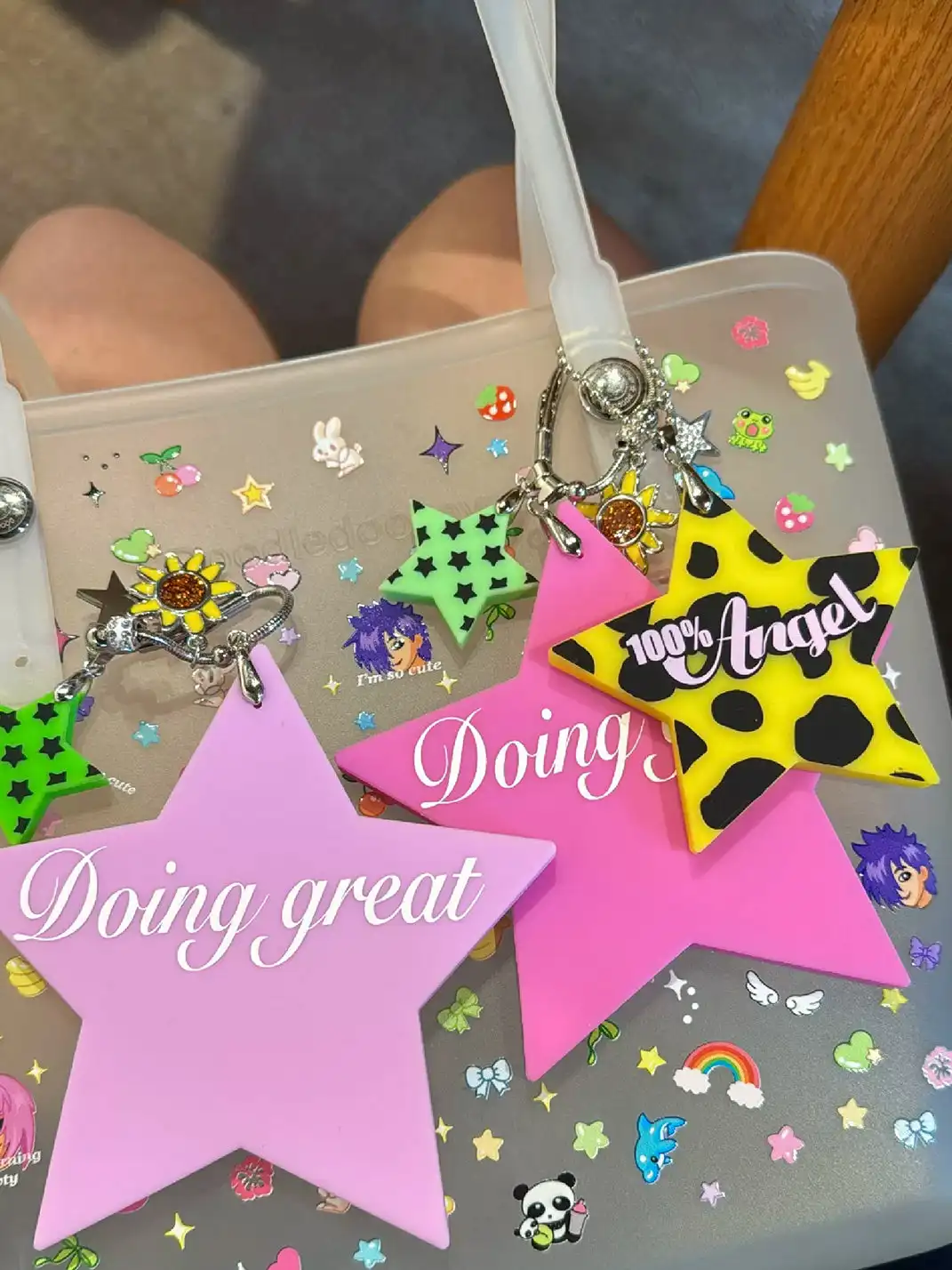 Doodledookey | Five-Pointed Star Bag Charm Keychain