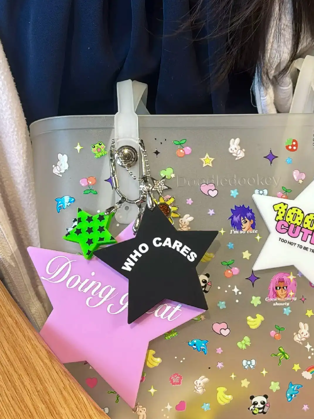 Doodledookey | Five-Pointed Star Bag Charm Keychain