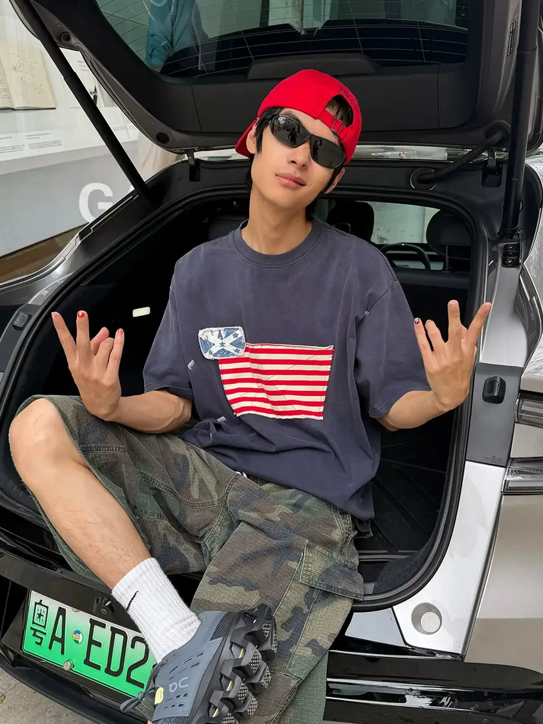 EAHO | Flag Patch T-Shirt